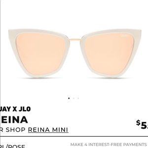 White QUAY reina- Jlo sunglasses